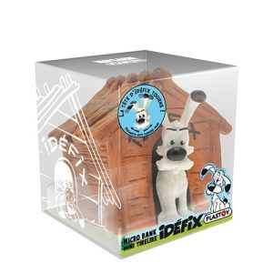 Plastoy Παιδικός Κουμπαράς Πλαστικός Idefix’s Doghouse Καφέ 9x9x10cm