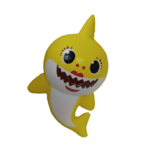 FIDGET SQUISHY SHARK YELLOW