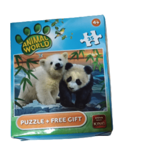 MINI PUZZLE PANDA 35 PIECES + 1 MINI FIGURE FREE