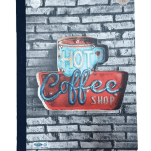 ΤΕΤΡΑΔΙΟ 3 ΘΕΜΑΤΩΝ STREET ICON -HOT COFFEE 21X29CM