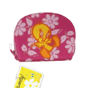 ΠΟΡΤΟΦΟΛΙ ΡΟΖ TWEETY 10x12CM