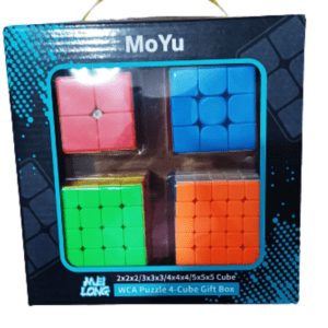 SET MO YU 4 CUBES-CUBE GIFT BOX 2X2,3X3,4X4,5X5