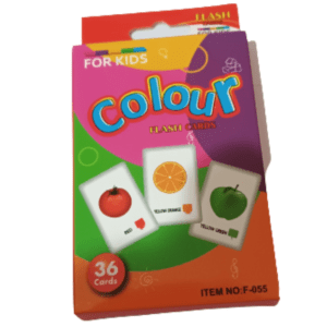 36 ENGLISH FLASH CARDS-COLORS