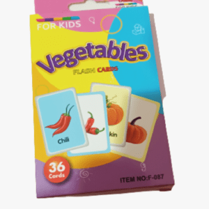 36 ENGLISH FLASH CARDS -VEGETABLES