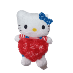 ΛΟΥΤΡΙΝΗ ΜΠΛΕ ΦΙΟΓΚΑΚΙ HELLO KITTY IN LOVE 15CM