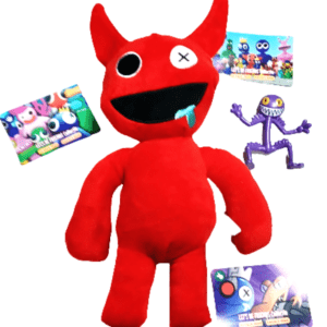 ΣΕΤ ΛΟΥΤΡΙΝΟ RAINBOW FRIENDS RED MONSTER 30CM & 1 ΦΙΓΟΥΡΑ RF