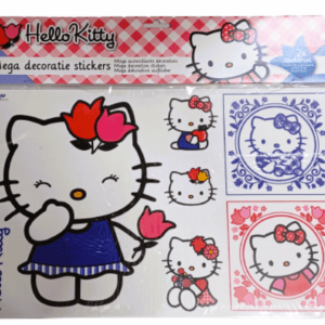 MEGA DECORATION 2 STICKER SHEETS HELLO KITTY 44X28 CM