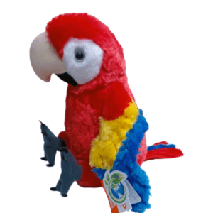 ΠΑΠΑΓΑΛΟΣ MACAW SCARLET 30cm - ΠΟΡΦΥΡΟΣ ΜΑΚΑΟ