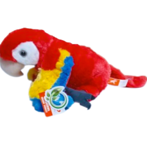 ΠΑΠΑΓΑΛΟΣ MACAW SCARLET 30cm - ΠΟΡΦΥΡΟΣ ΜΑΚΑΟ