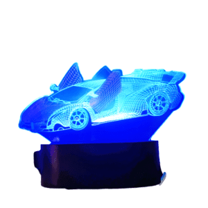 ΦΩΤΙΣΤΙΚΟ LAMBORGHINI 18X12CM 3D LAMP ILLUSION ΠΟΛΥΧΡΩΜΟ