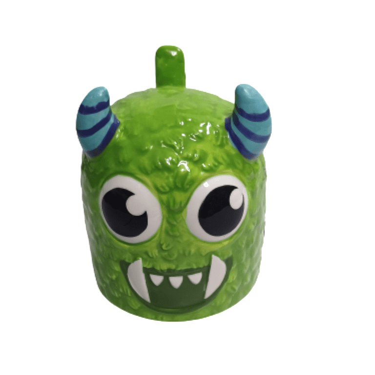 ΚΟΥΠΑ UPSIDE DOWN CERAMIC MUG GREEN MONSTER