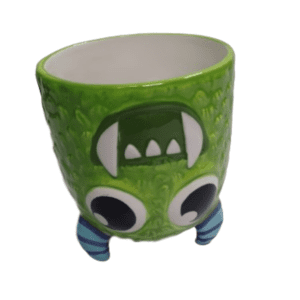 ΚΟΥΠΑ UPSIDE DOWN CERAMIC MUG GREEN MONSTER