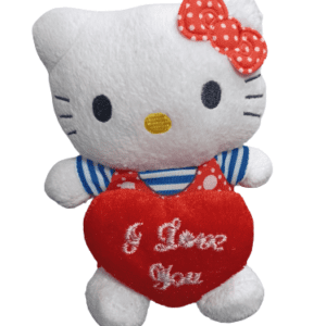 ΛΟΥΤΡΙΝΗ ΚΟΚΚΙΝΟ ΦΙΟΓΚΑΚΙ  HELLO KITTY IN LOVE 15CM