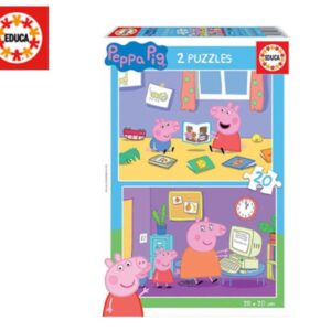 2 ΠΑΖΛ TΩΝ 20Τ. PEPPA PIG