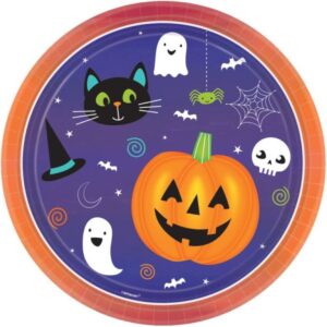 ΧΑΡΤΙΝΑ ΠΙΑΤΑ 23 CM HALLOWEEN FRIEND 8 TEM.