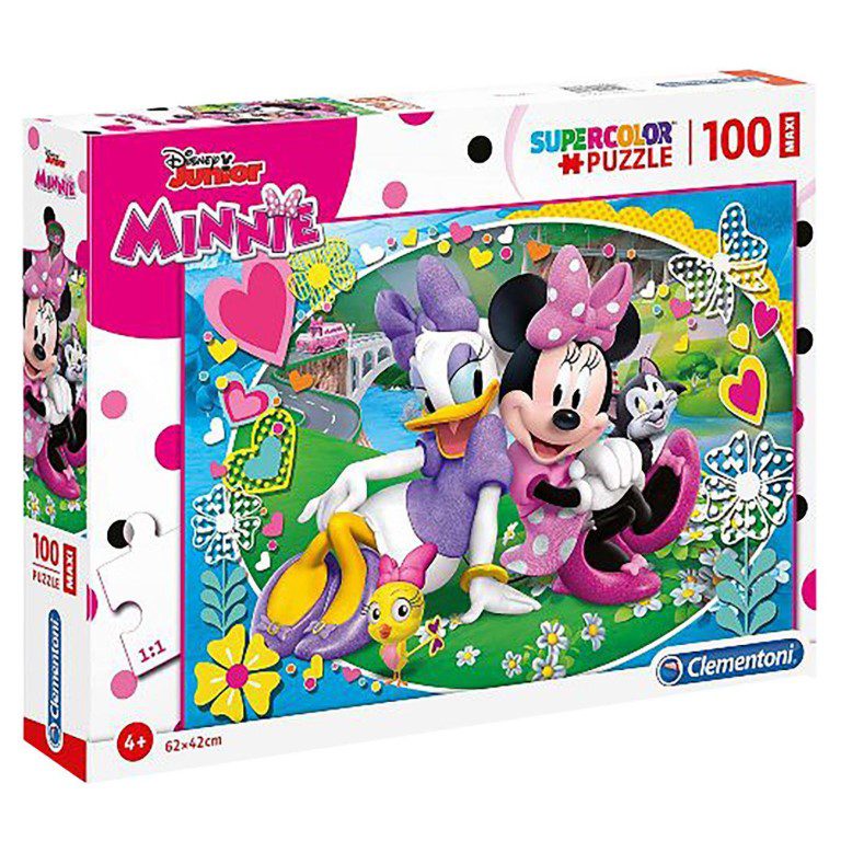 MAXI PUZZLE CLEMENTONI 100 P. MINNIE 62Χ42CM