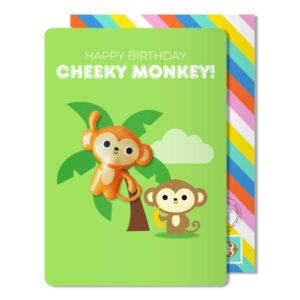 ΕΥΧΕΤΗΡΙΑ ΚΑΡΤΑ ΓΕΝΕΘΛΙΩΝ CHEEKY MONKEY