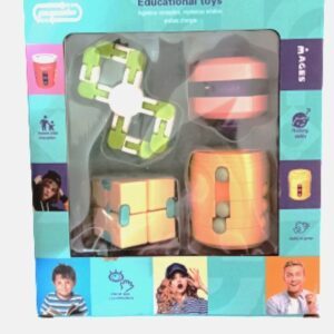 SET 4 PIECES FIDGET PUZZLE TOY SERIES