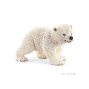 SCHLEICH-POLAR BEAR CUB-2.6 x 1.6 x 1.6 inch (W x D x H)- -14708