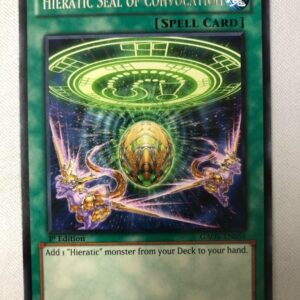 Yugioh Hieratic Seal of Convocation GAOV-EN056 Rare 1st Edition NM